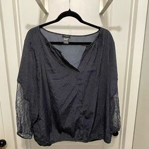 Ann Taylor polka dot top